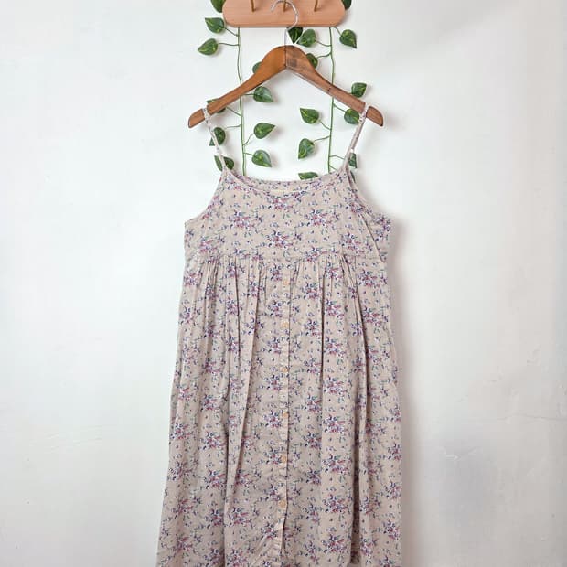 shuca 잔꽃 끈원피스