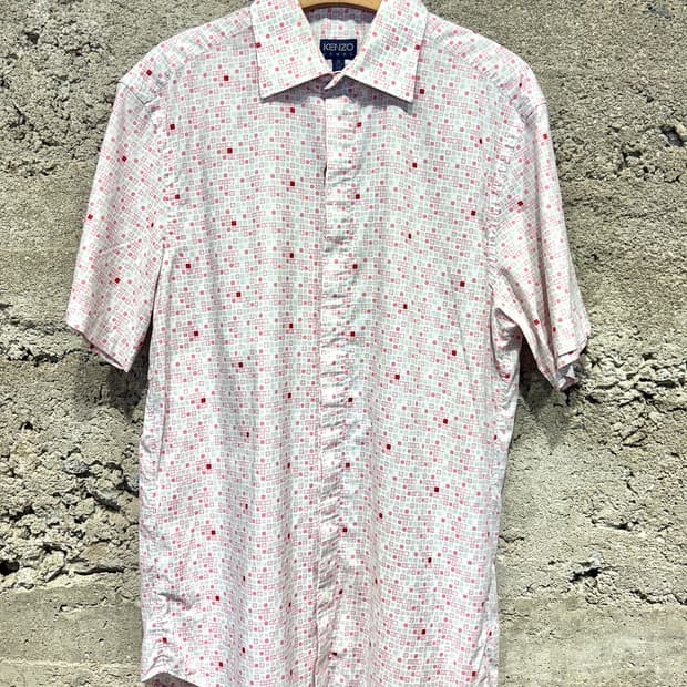 KENZO HOMME 패턴 반팔 셔츠