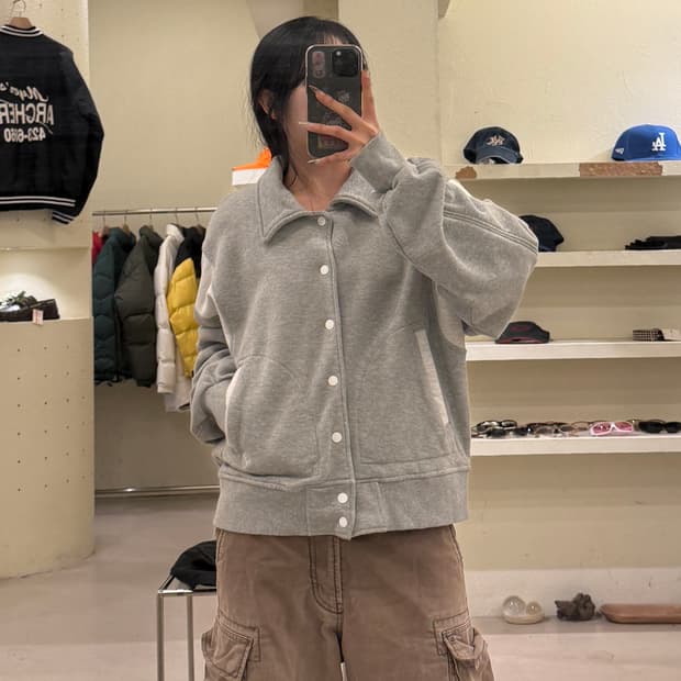 트레블 코튼 바시티 자켓  U879