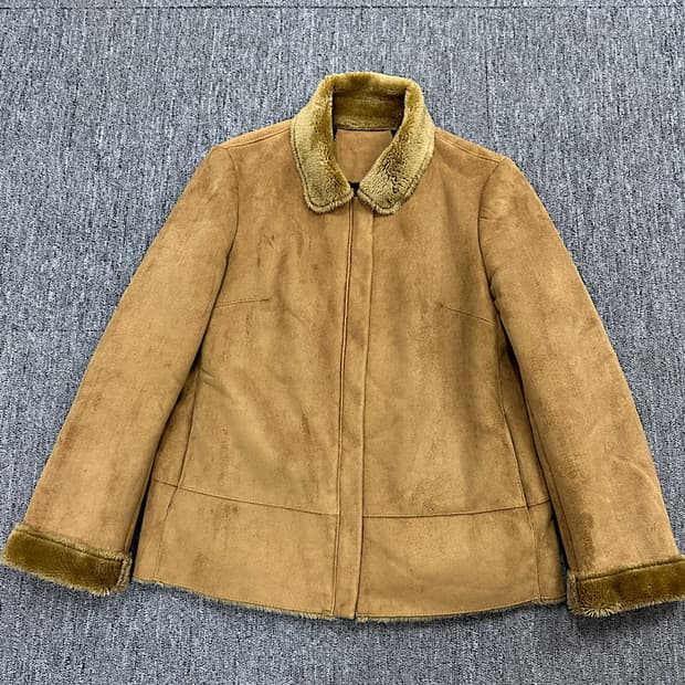 빈티지 비건 무스탕 자켓 M 