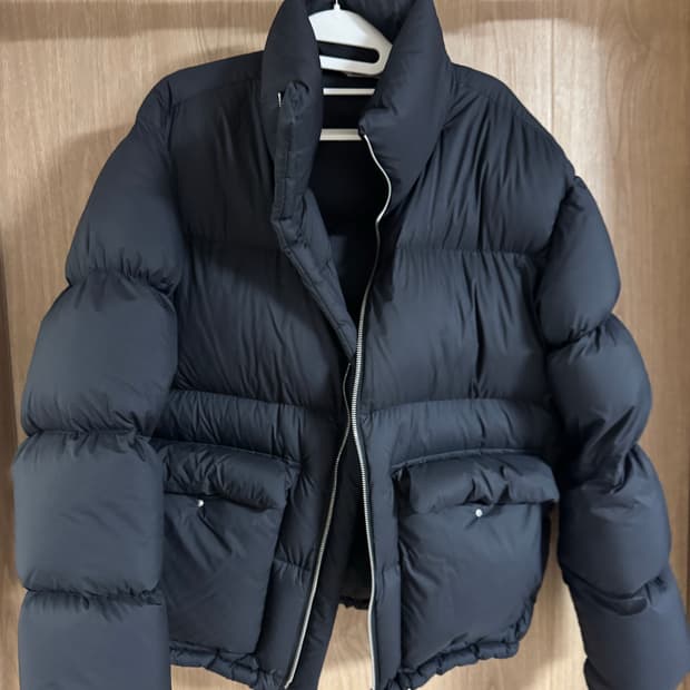 (5)오라리 23 립스탑 다운 패딩 블랙 5사이즈