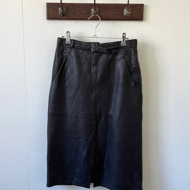 70’s Gucci 레더 스커트