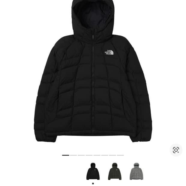 노스페이스 화이트라벨 경량패딩 L