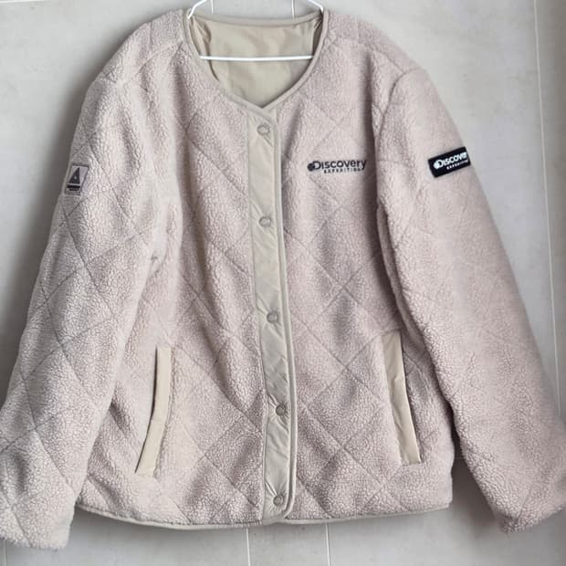 90 디스커버리 익스페디션 리버시블 퀼팅 플리스 자켓 택포