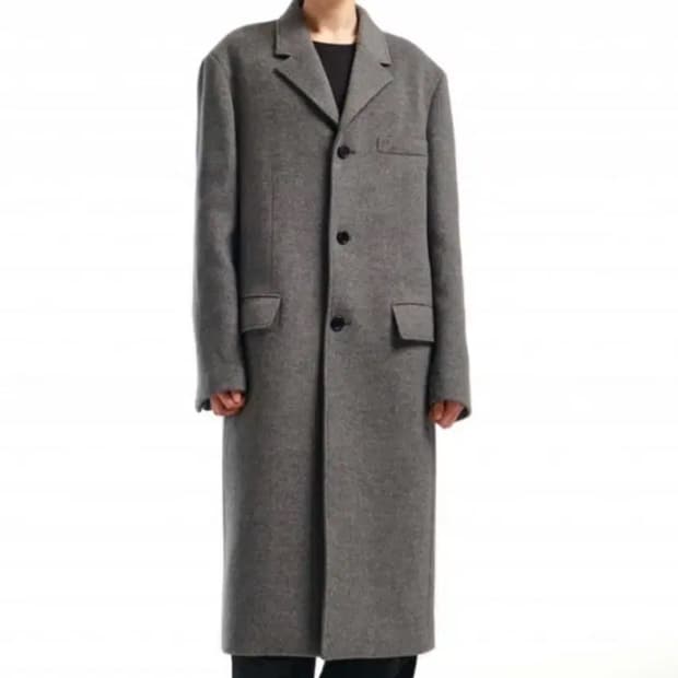 MNGU 체스터필드코트 L 그레이