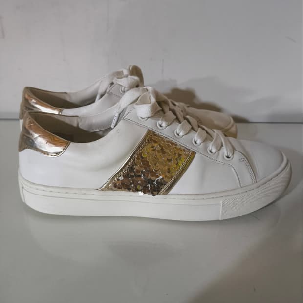 7.5 245mm 토리버치 스팽글 스니커즈 