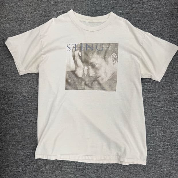 빈티지 sting 티셔츠