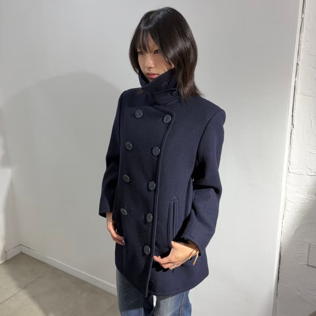 폴로 미해군 더블 피코트