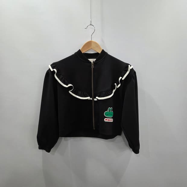 리미떼두두 여아 프릴 크롭져지 2XL/8/9 