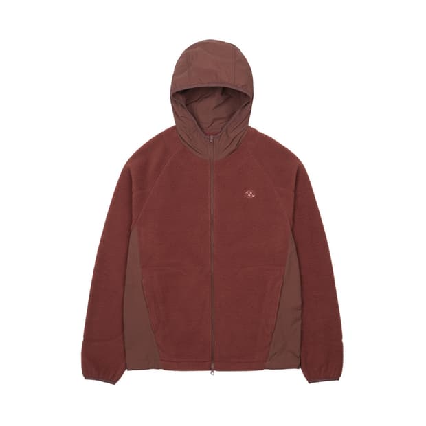 산산기어 플리스 재킷 브릭 레드