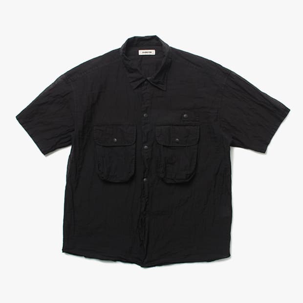 MONKEY TIME "Black Half Shirts"