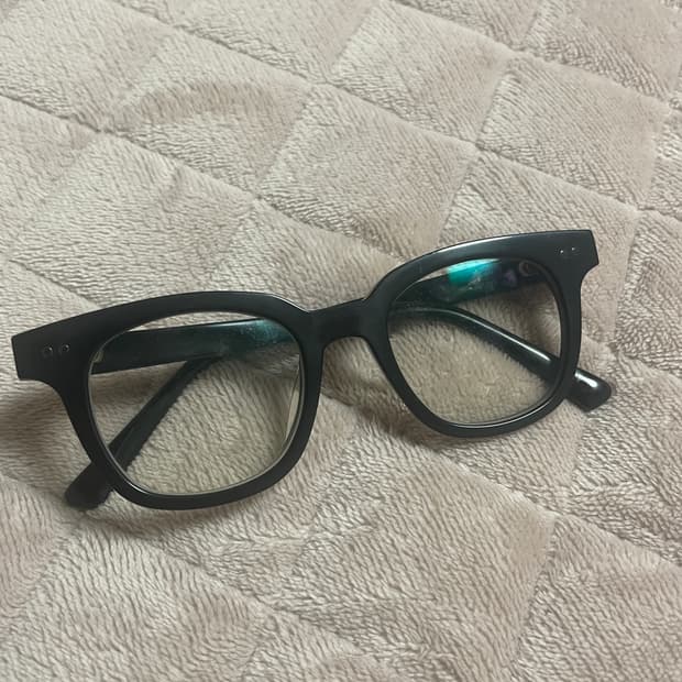 젠틀몬스터 금장 뿔테 안경 