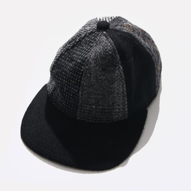 poten x harris tweed 울 볼캡