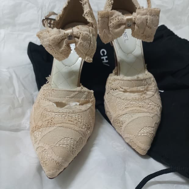 정품 샤넬 슈즈구두메리제인 37사이즈