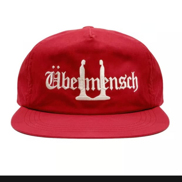 os 지드래곤 위버멘쉬 볼캡 레드