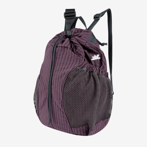 썬러브 Sunlove Tourer Gym Sack Purple Grid