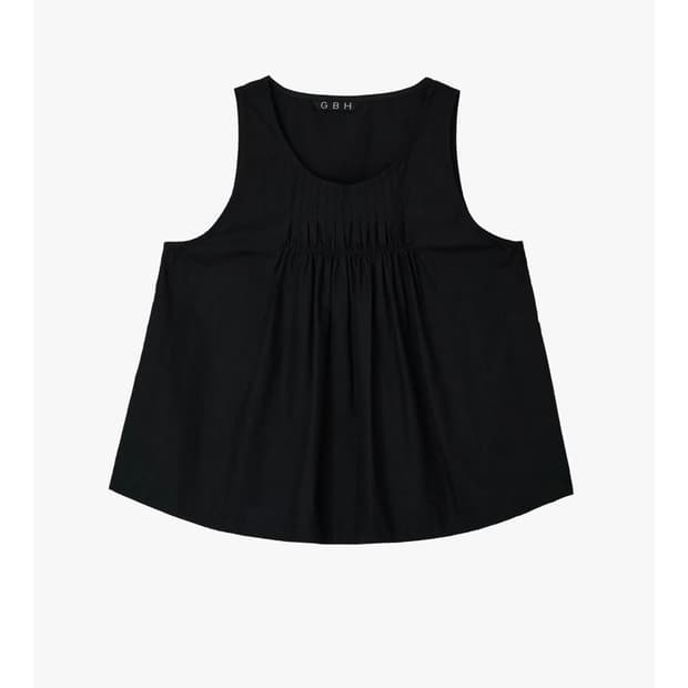 gbh PINTUCK SHIRRING TOP 블랙 팔아요