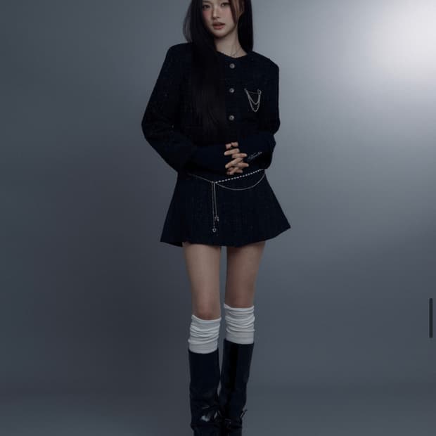 세트가격, 새상품) 뉴얼린 제니 트위드 자켓 + 제니 트위드 스커트