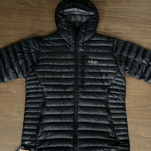 [새상품] 랩 Rab 마이크로라이트 알파인 자켓 블랙 L