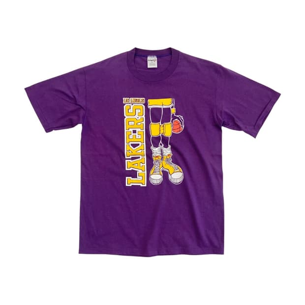 8-90's NBA Los Angeles Lakers T-shirt