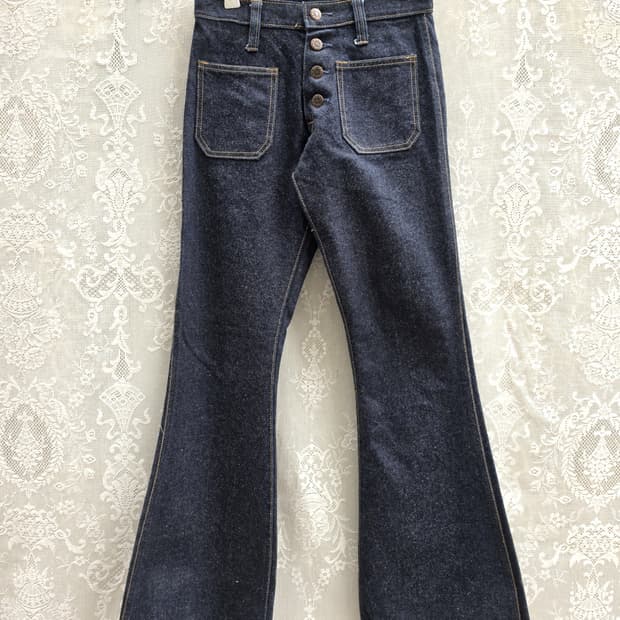 70s 벨바텀 데님팬츠