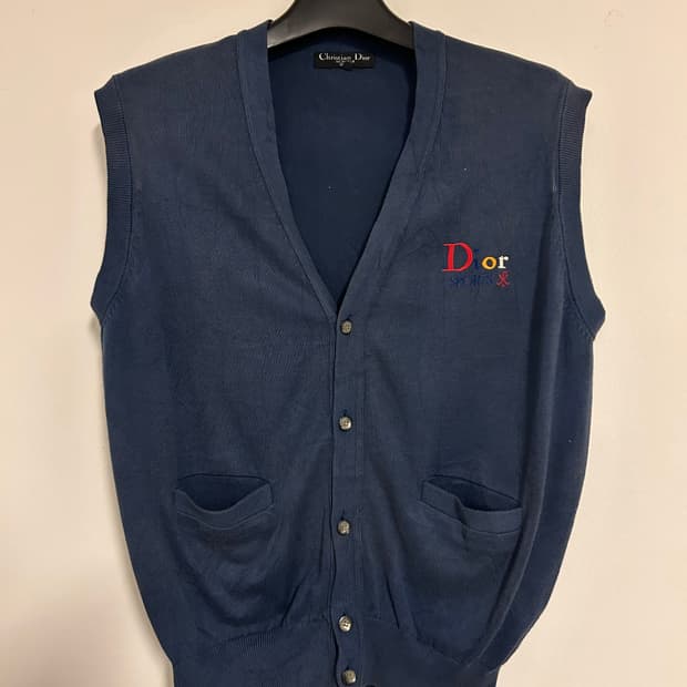 Christian Dior Monsieur Sports Knit Vest