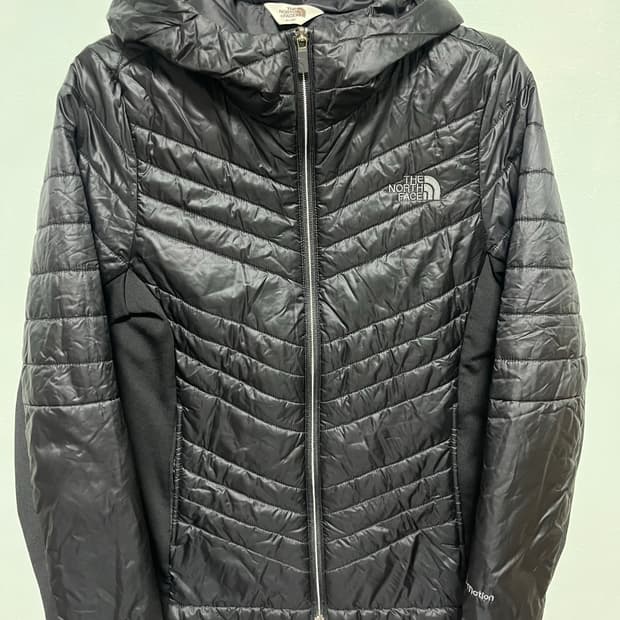 노스페이스 화이트 라벨 여성 경량 패딩 블랙
