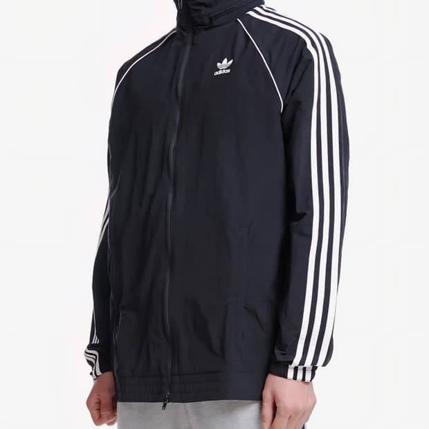 아디다스 슈퍼스타 윈드브레이커 CW1309 바람막이 집업 사이즈95 m
