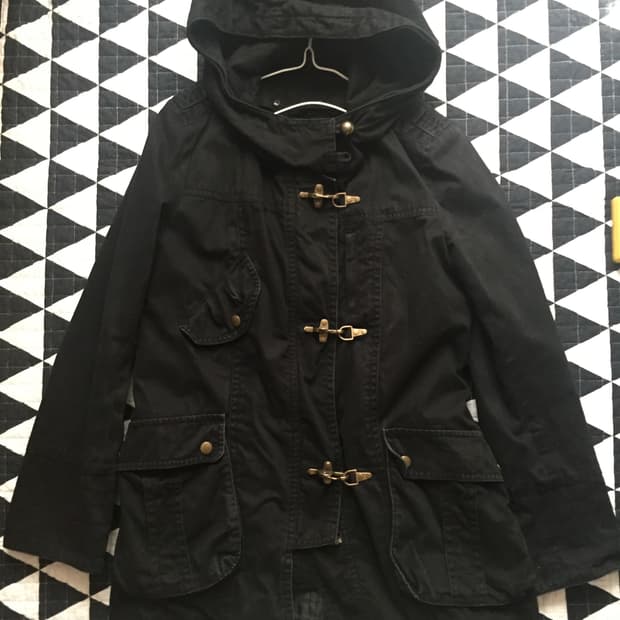 오네갸루 펑크 y2k 블랙야상