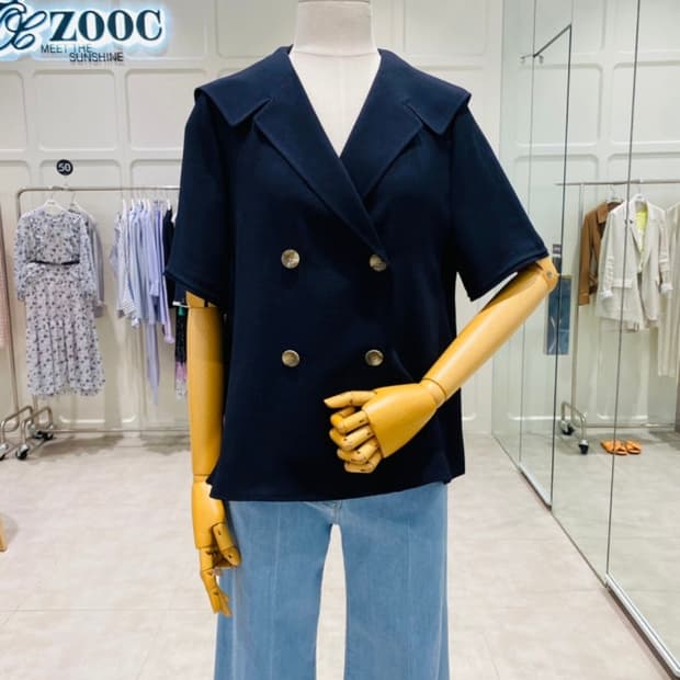 주크 ZOOC  세일러카라 블라우스 