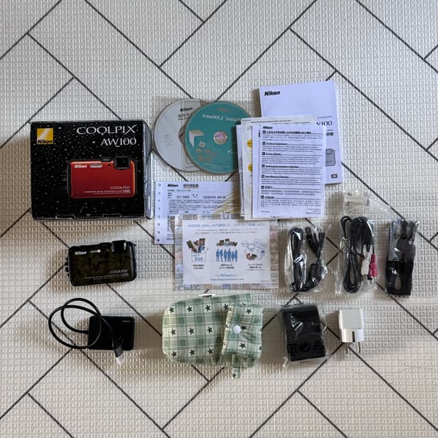 니콘 쿨픽스 aw100 카모