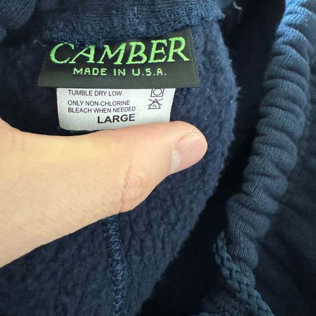 캠버 크로스니트 네이버 스웻 팬츠  made  in usa🇺🇸