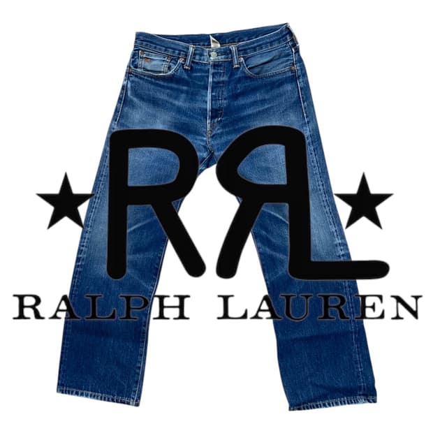 RRL 스트레이트 워시드 진 30