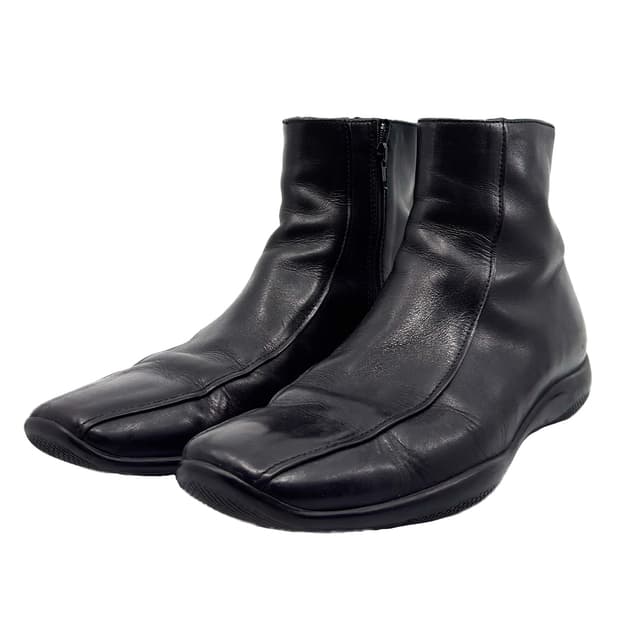 Prada Sport Leather Ankle Boots/ Uk 7