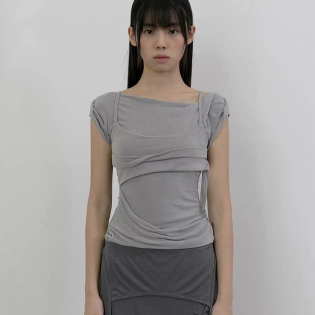 플레어업 레이어드 뷔스티에 Layered Bustier T-Shirt