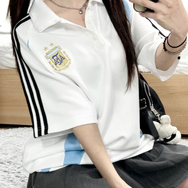 아디다스 아르헨티나 삼선 카라티