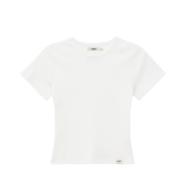 글로니(Glowny) G BABY TEE WHITE 지 베이비 티 화이트