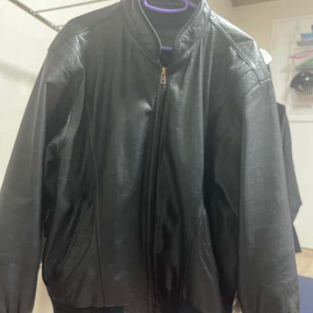 소가죽 자켓