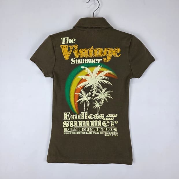 y2k 헤이세이 피케 티셔츠