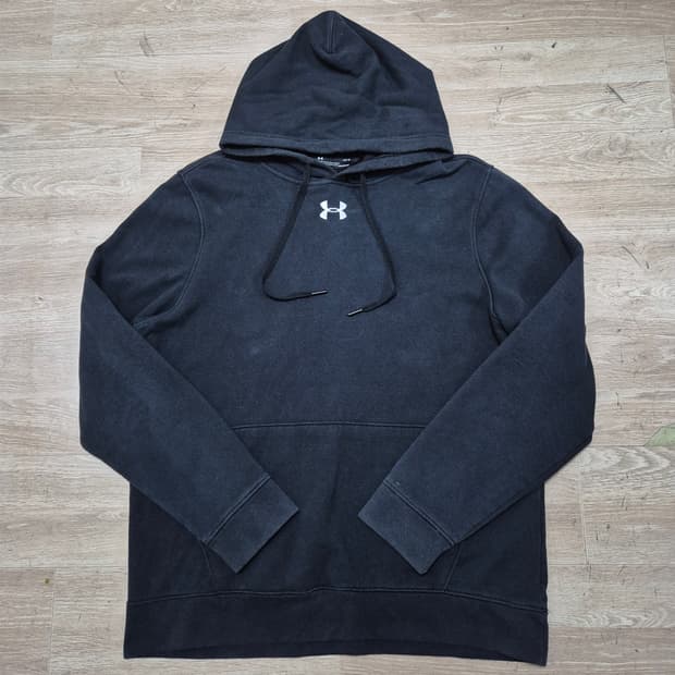 언더아머 크로스드 아치 로고 후드티