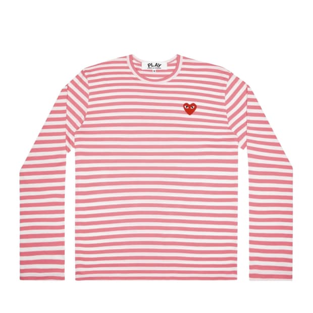 꼼데가르송 스프라이트 롱슬리브 핑크