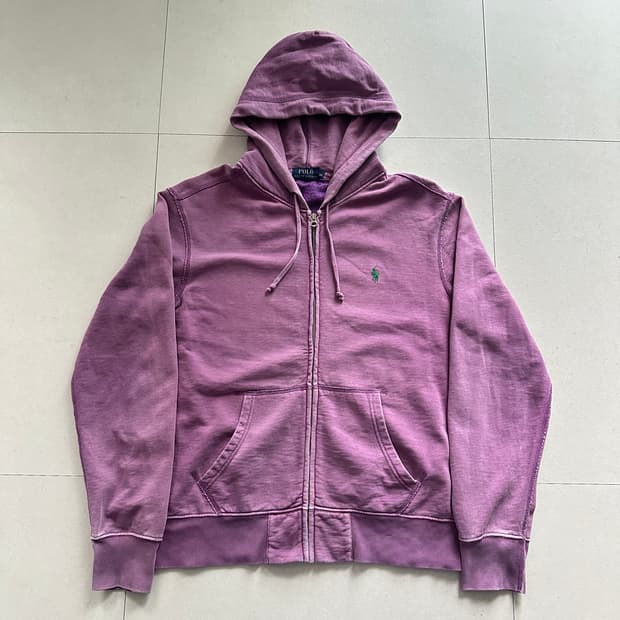 폴로 랄프로렌 가먼트 다잉 후드집업 퍼플 L(100)