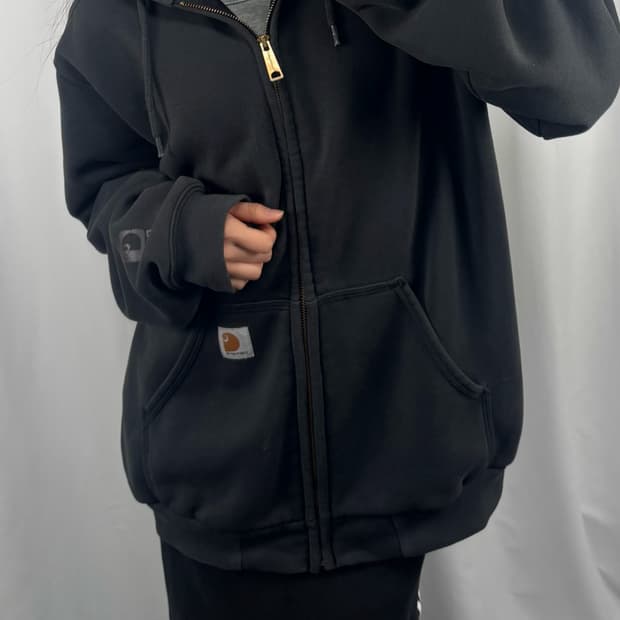 칼하트 레인디펜더 써멀 후드집업