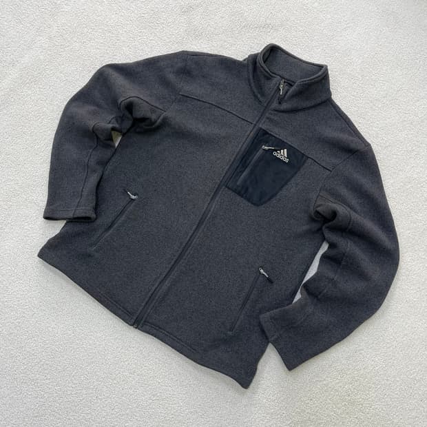 110 아디다스 플리스 집업 자켓 0319M