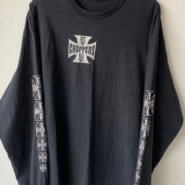 빈티지 90s 웨스트 코스트 초퍼스 롱슬리브 티셔츠 2xl xxl