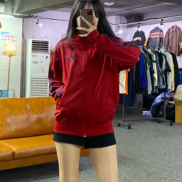아디다스 파이어버드 버건디 네이비 트랙탑 B5227