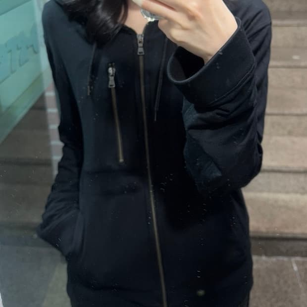 닐바렛 슬림핏 후드집업