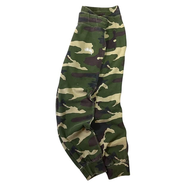 STÜSSY 스투시 카모 조거 스웻팬츠 
