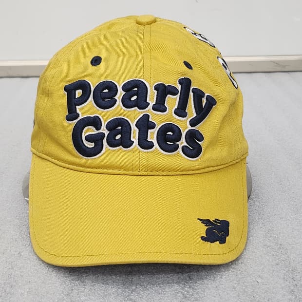 파리게이츠 골프볼캡 옐로우 프리사이즈.