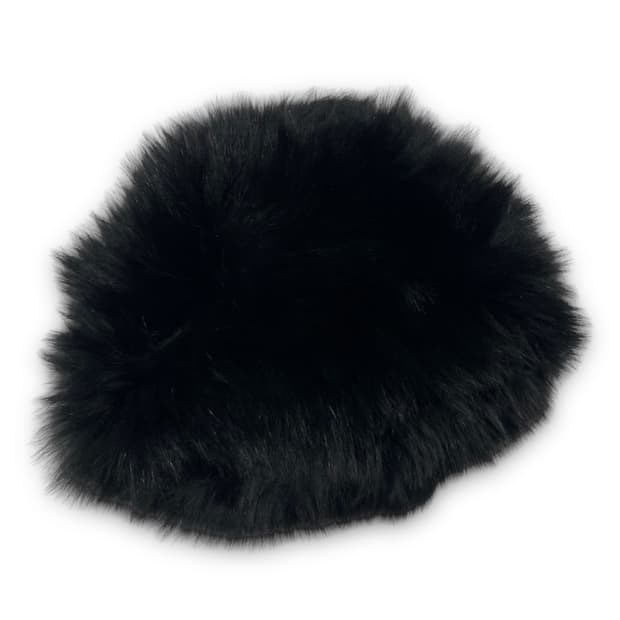 StretchFur 래빗 퍼 다크 락시크 비니